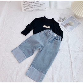 Korean children's wear girls' jeans children's trousers